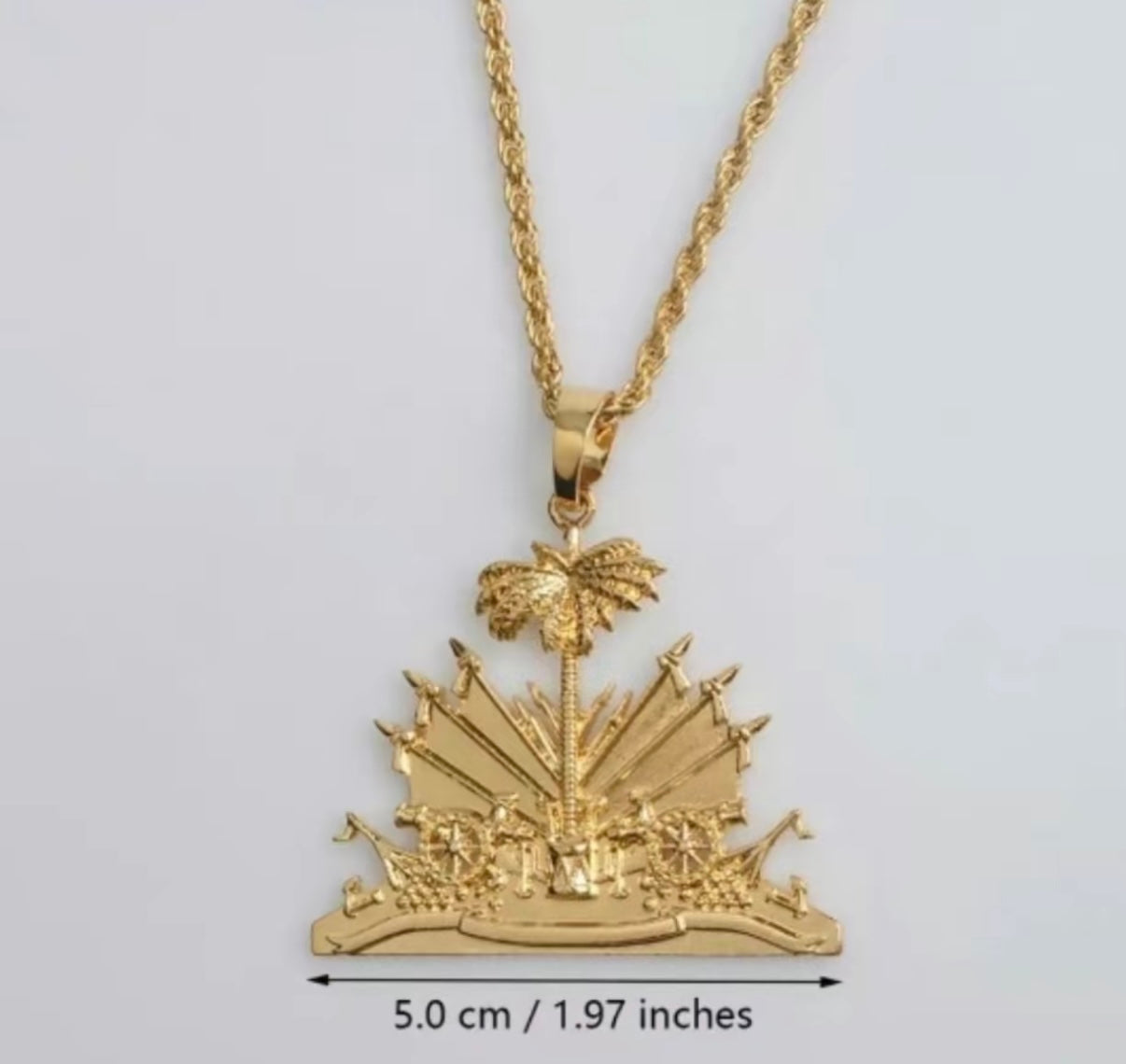 Haitian Palm Men’s Necklace