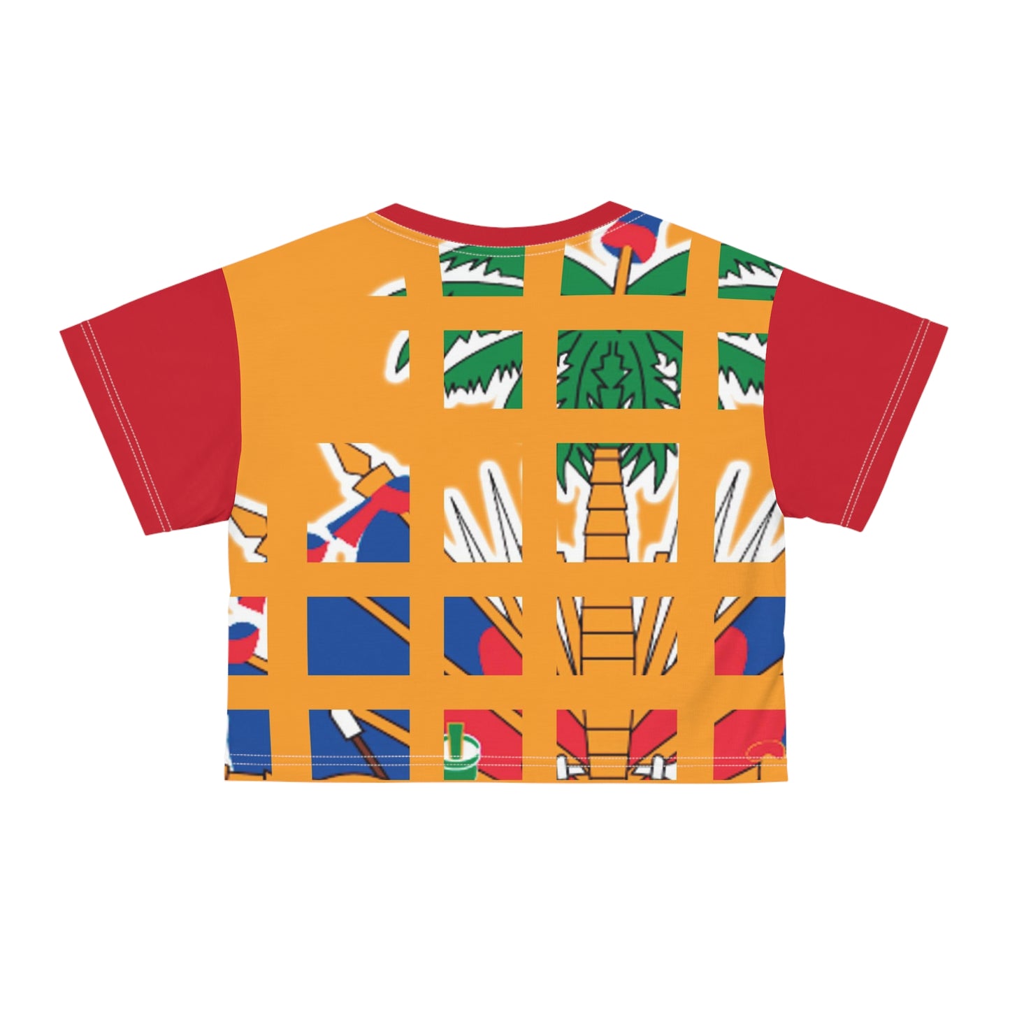 Haitian Flag Crop Tee