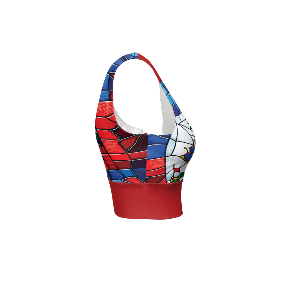 Women’s Longline Haitian Flag | Soft Texture