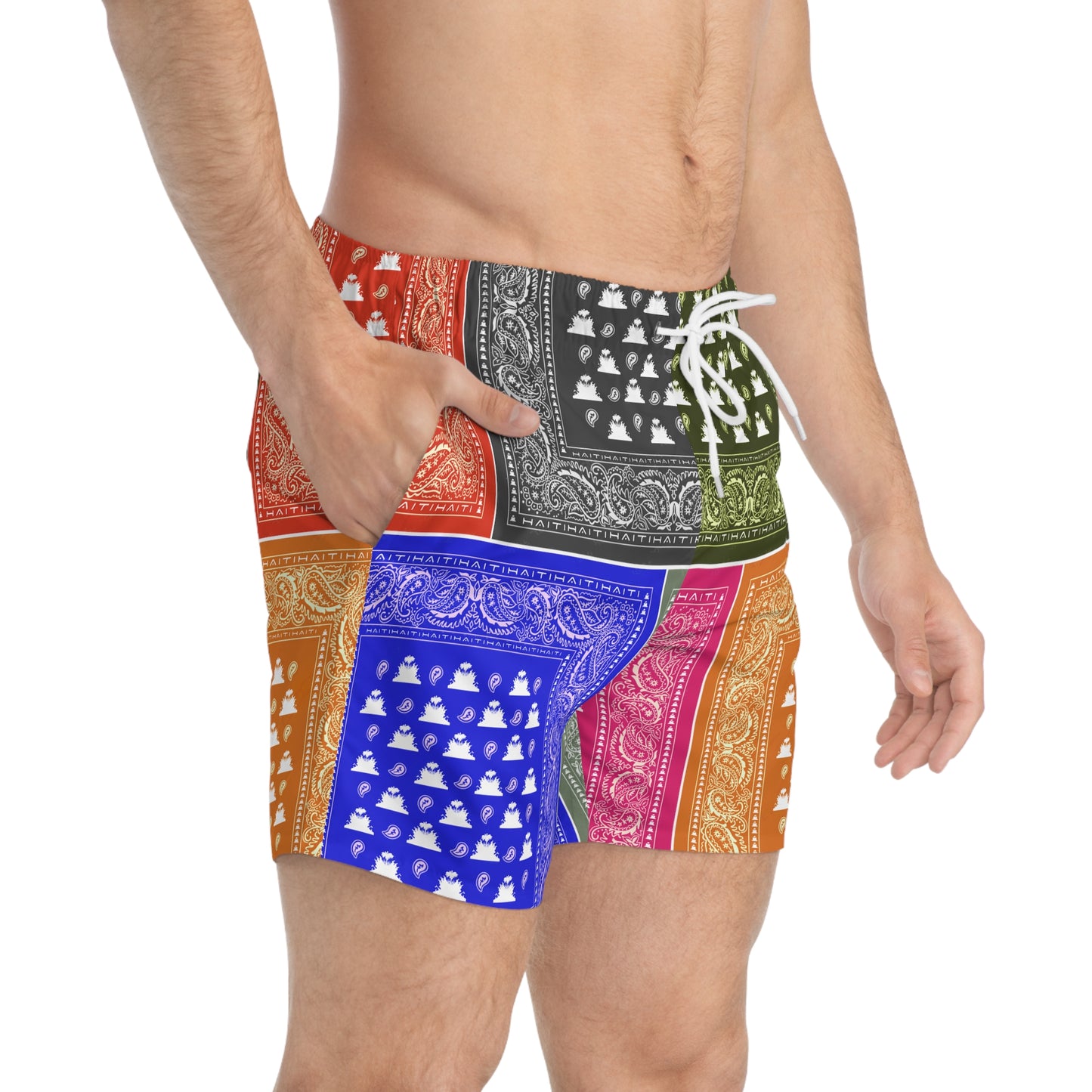 Haitian Bandana | Swim Trunks