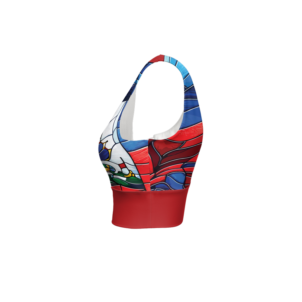 Women’s Longline Haitian Flag | Soft Texture