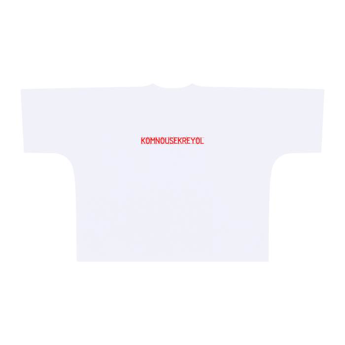 KOMNOUSEKREYOL One-piece Pattern Cut Boxy Tee - 300 GSM