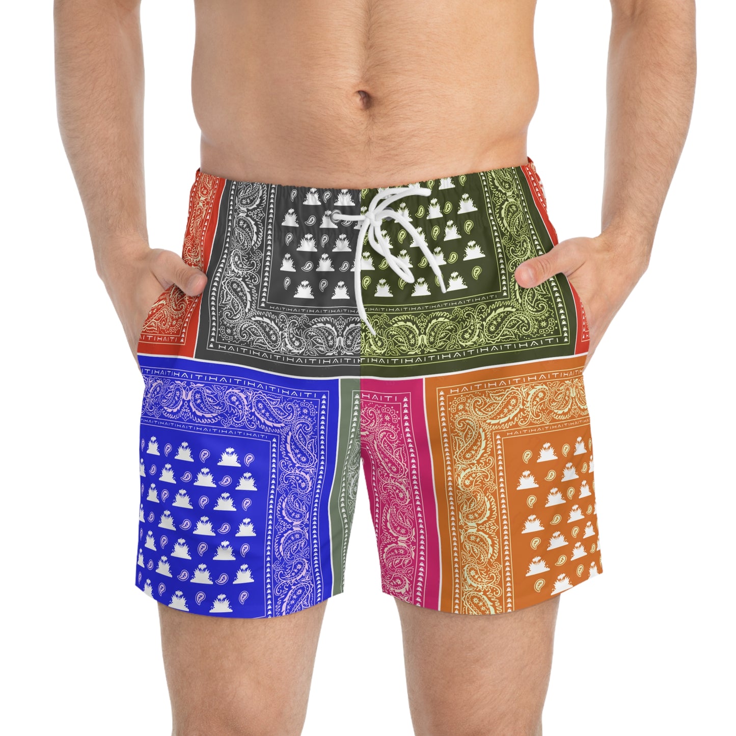 Haitian Bandana | Swim Trunks