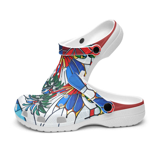 Haitian Palm Tree ART | Clogs