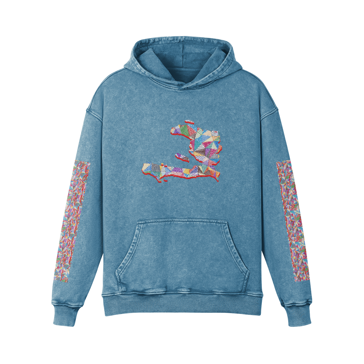 Haitian Map Hoodie