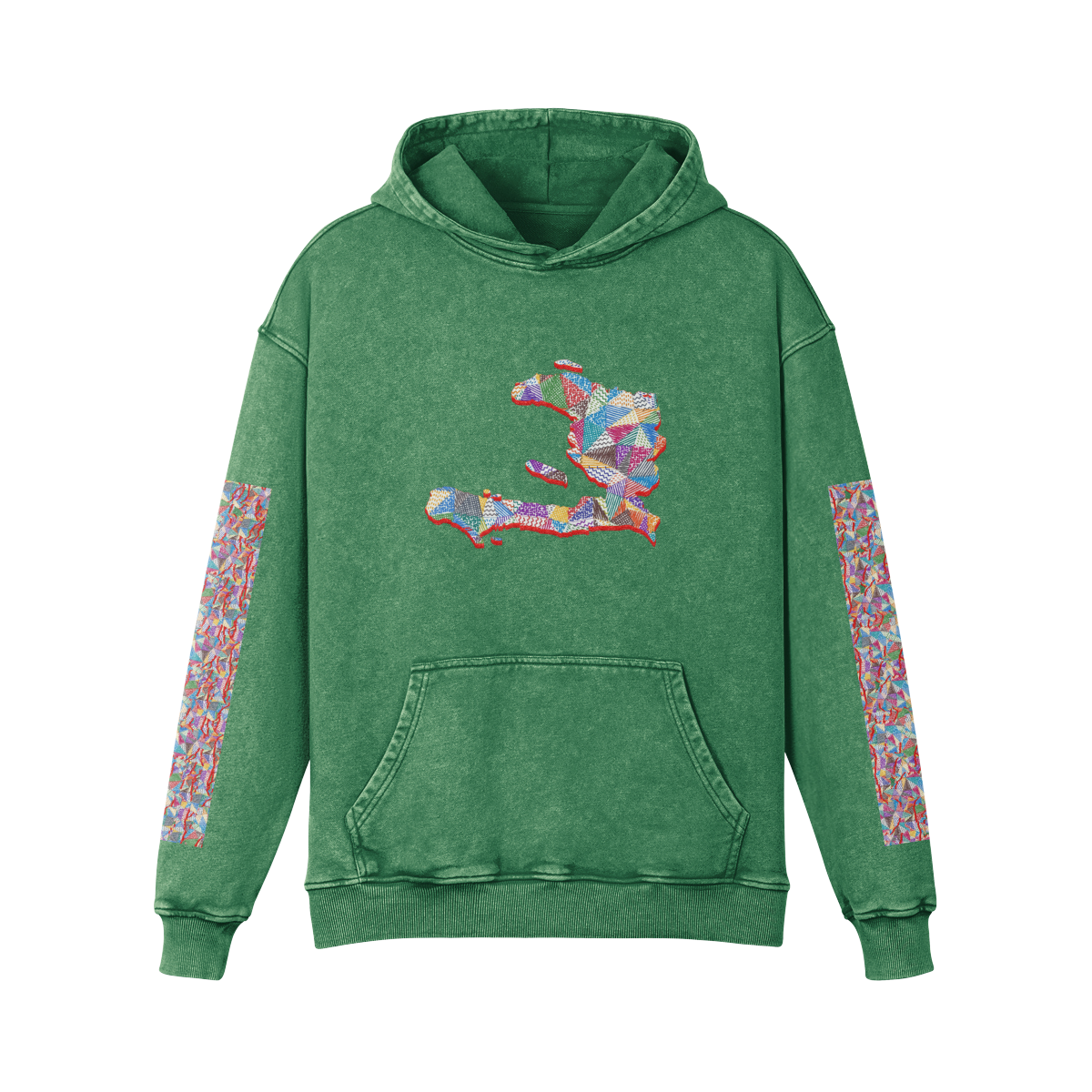 Haitian Map Hoodie