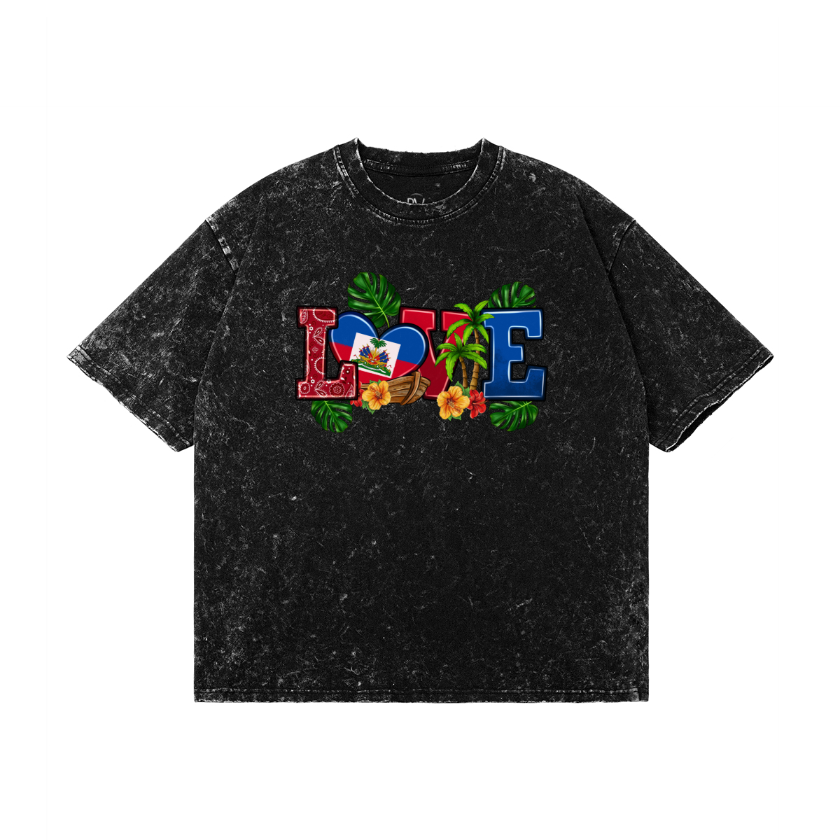 Haitian Love Tropical | Oversized T-Shirt